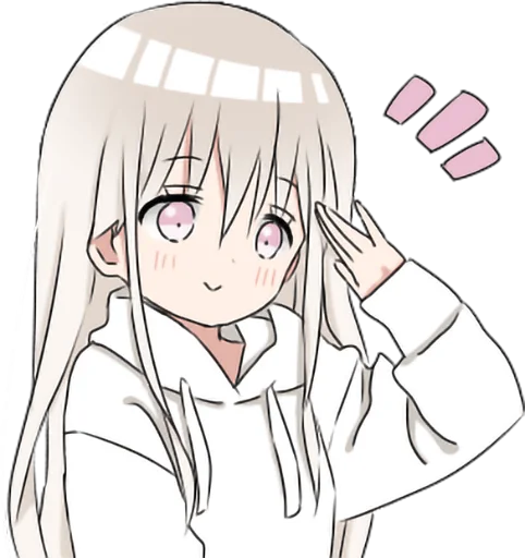 Эмодзи hoodie girl