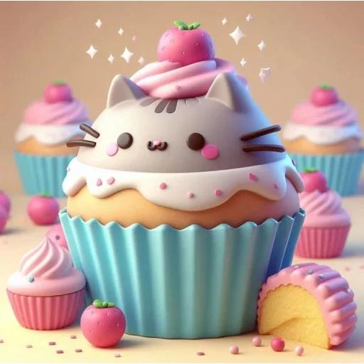 Эмодзи AI Pusheen