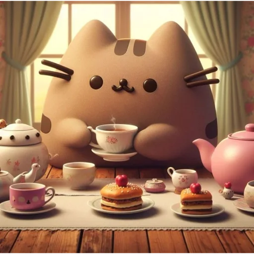 Эмодзи AI Pusheen