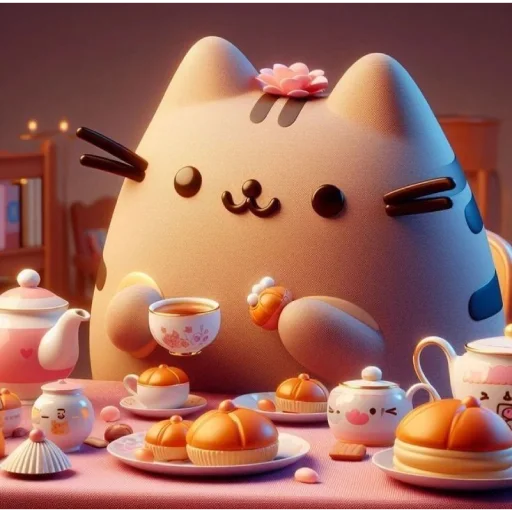 Эмодзи AI Pusheen