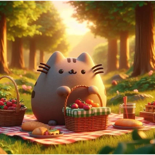 Эмодзи AI Pusheen