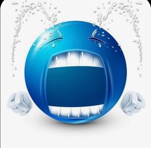 Эмодзи Blue faces