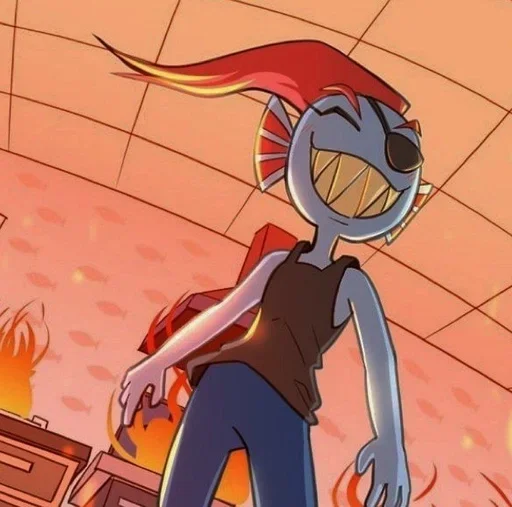 Эмодзи Undyne | Андайн