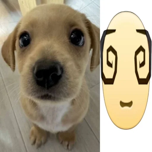 Эмодзи собачка милая