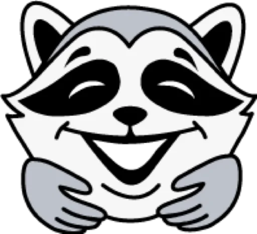 Эмодзи raccoon