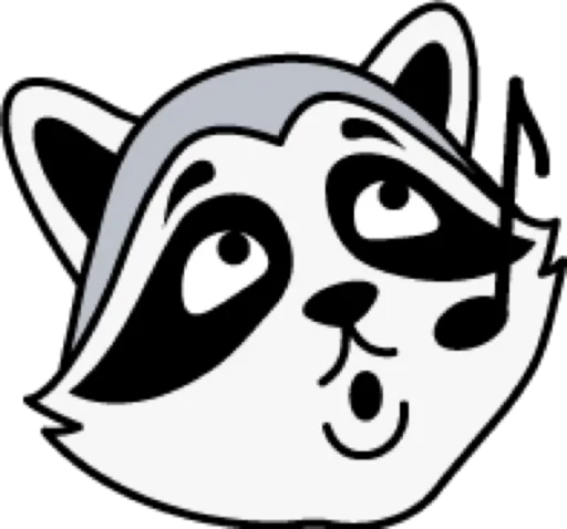 Эмодзи raccoon