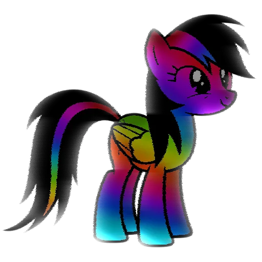 Эмодзи Rainbow Dash