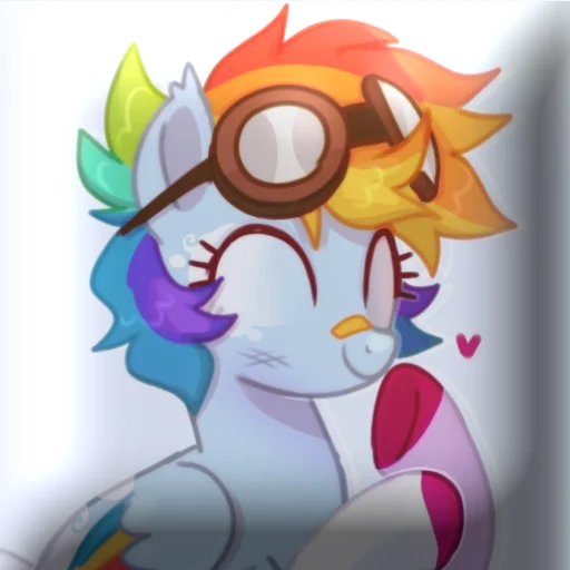 Эмодзи Rainbow Dash