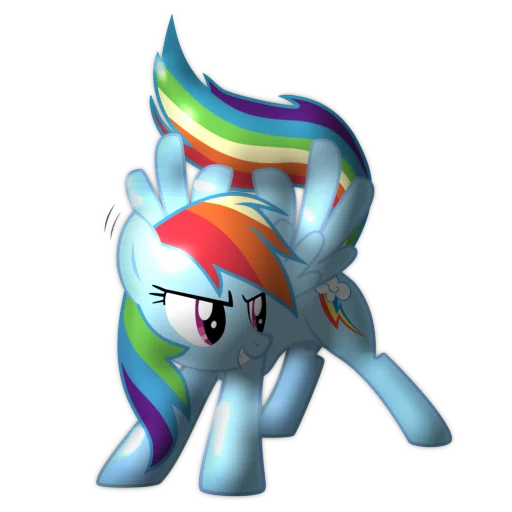 Эмодзи Rainbow Dash