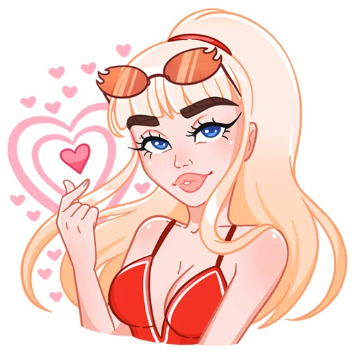 Эмодзи Отдыхаем с Каталиной