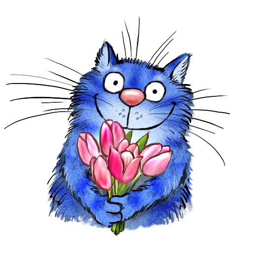 Эмодзи Rinas Blue Cats