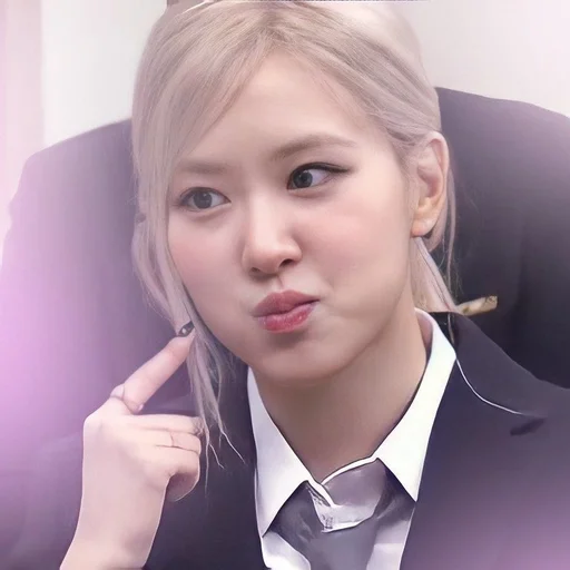 Эмодзи rose blackpink