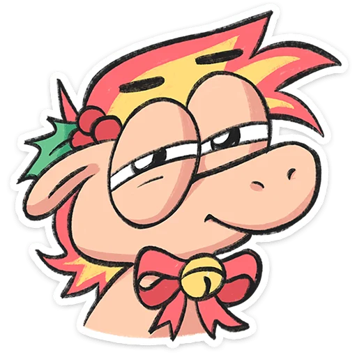 Эмодзи Конь Рубин