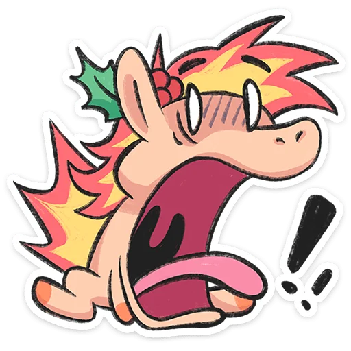 Эмодзи Конь Рубин