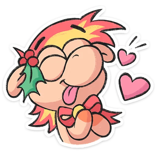 Эмодзи Конь Рубин