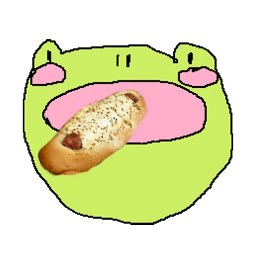 Эмодзи cursed frog Runta!! (runtadesu)