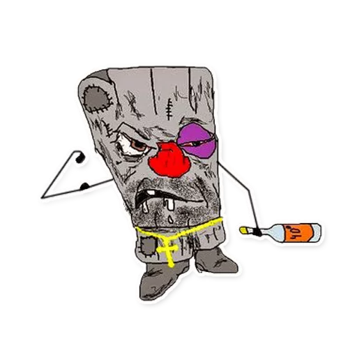 Эмодзи Квадратный Ватник