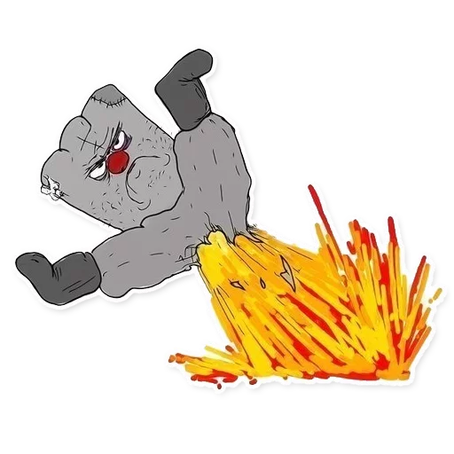 Эмодзи Квадратный Ватник