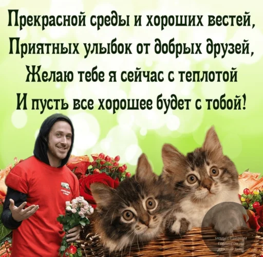 Эмодзи добрый Гослинг