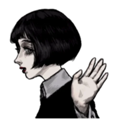 Эмодзи Грустная девочка