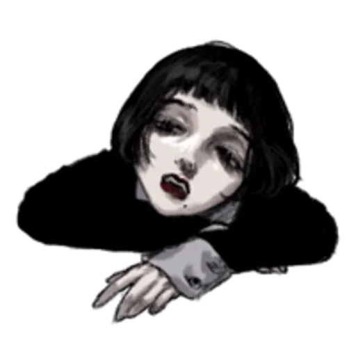 Эмодзи Грустная девочка