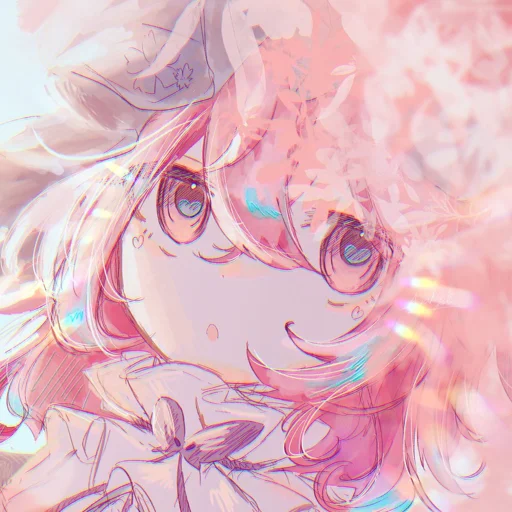 Эмодзи Saigyouji Yuyuko