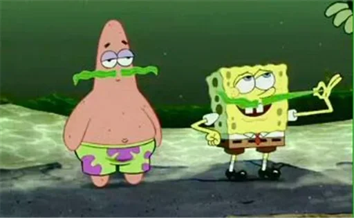 Эмодзи Самый накуренный мультик