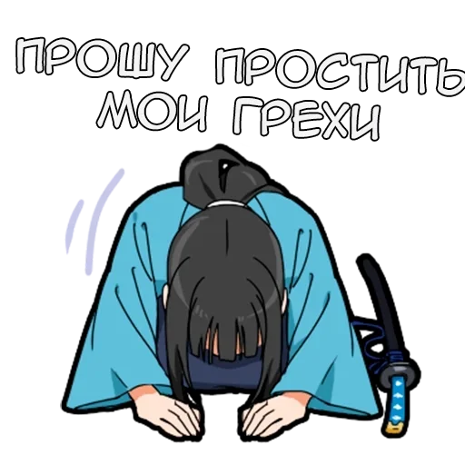 Эмодзи Самурай-тян