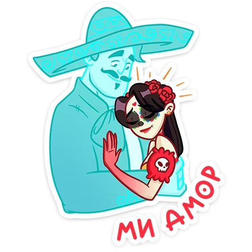 Эмодзи Санта Муэрте