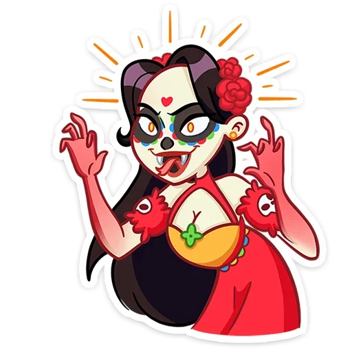 Эмодзи Санта Муэрте