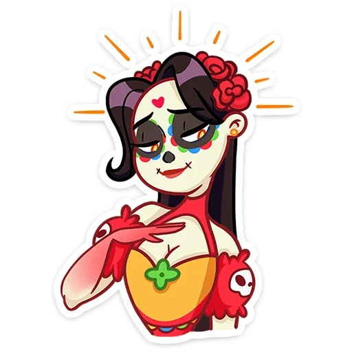 Эмодзи Санта Муэрте