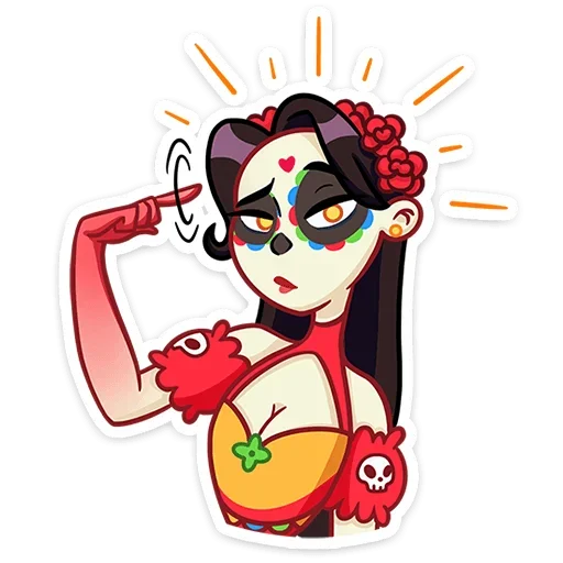 Эмодзи Санта Муэрте