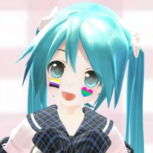 Эмодзи Hatsune Miku