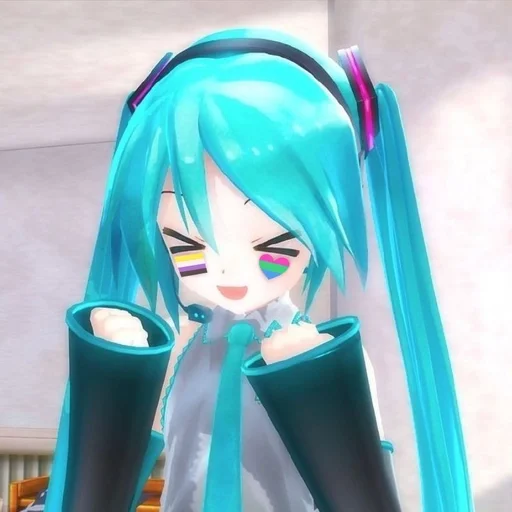 Эмодзи Hatsune Miku