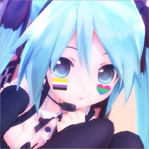 Эмодзи Hatsune Miku