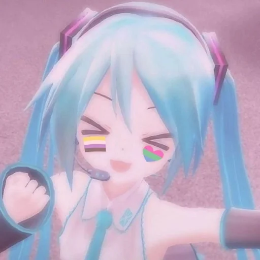 Эмодзи Hatsune Miku