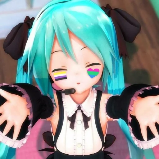 Эмодзи Hatsune Miku