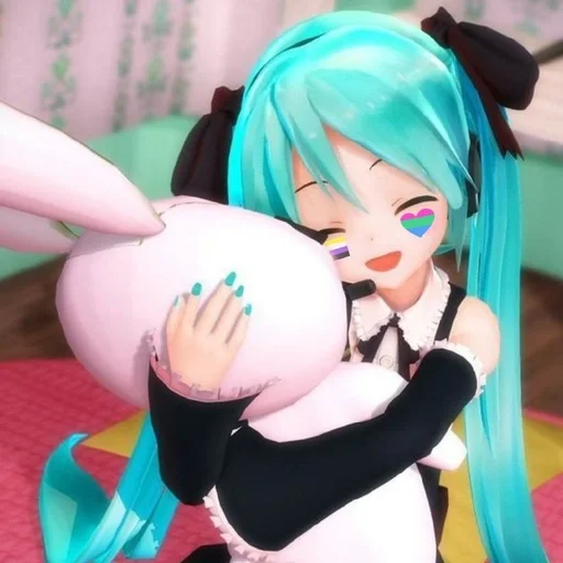 Эмодзи Hatsune Miku