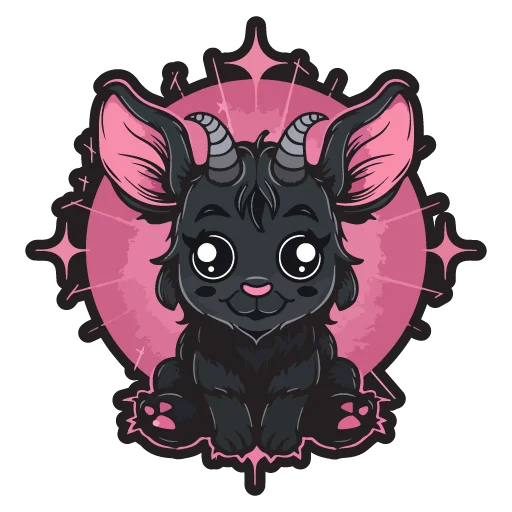 Эмодзи satanic goats