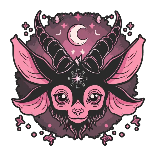 Эмодзи satanic goats