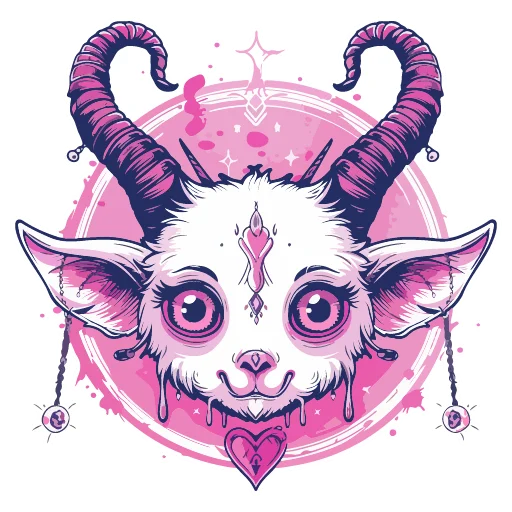 Эмодзи satanic goats