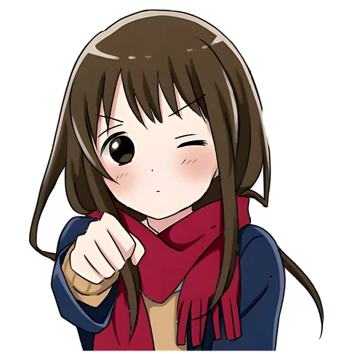 Эмодзи Школьница-тян