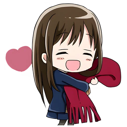 Эмодзи Школьница-тян