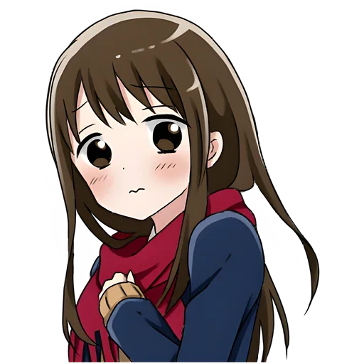 Эмодзи Школьница-тян