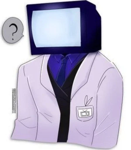 Эмодзи scientist tv man / skibidi toilet