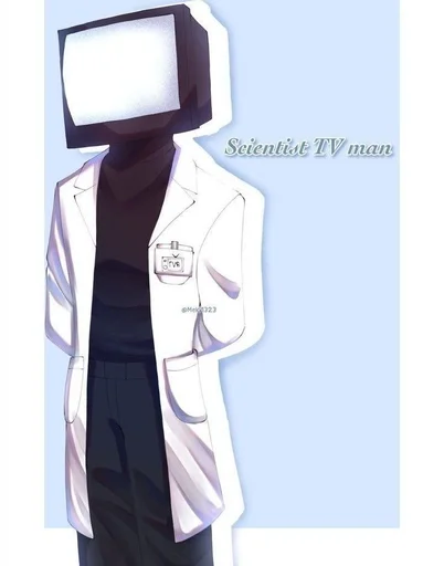 Эмодзи scientist tv man / skibidi toilet