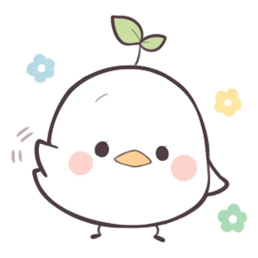 Эмодзи Птичка проросток