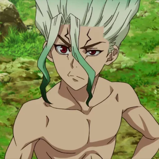 Эмодзи Senku Ishigami