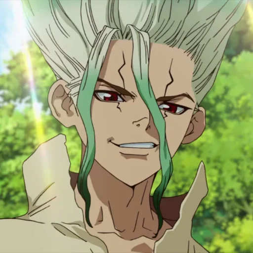 Эмодзи Senku Ishigami