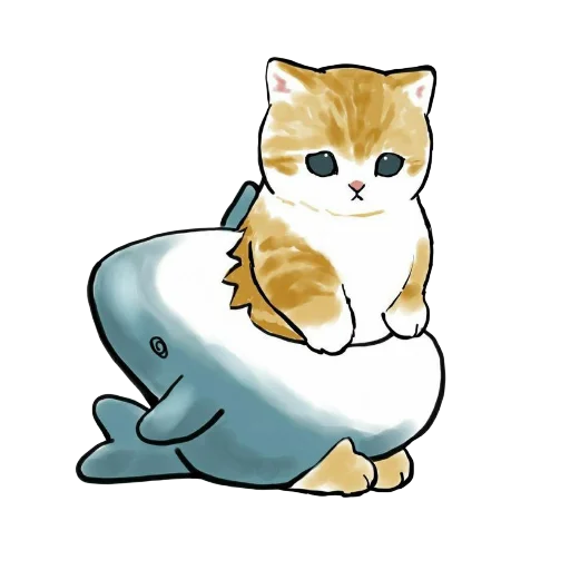 Эмодзи Shark cats